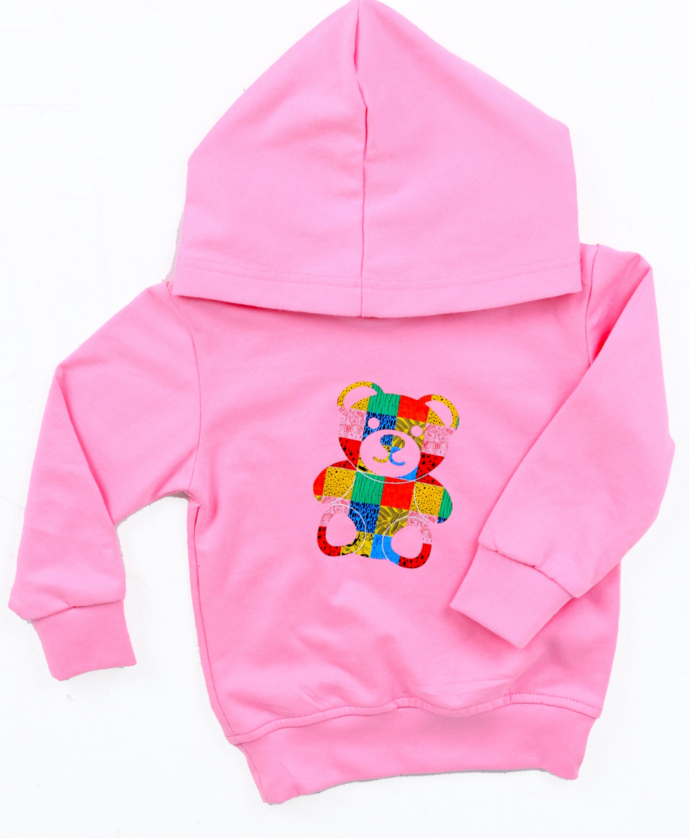 Teddy Print Hoodie