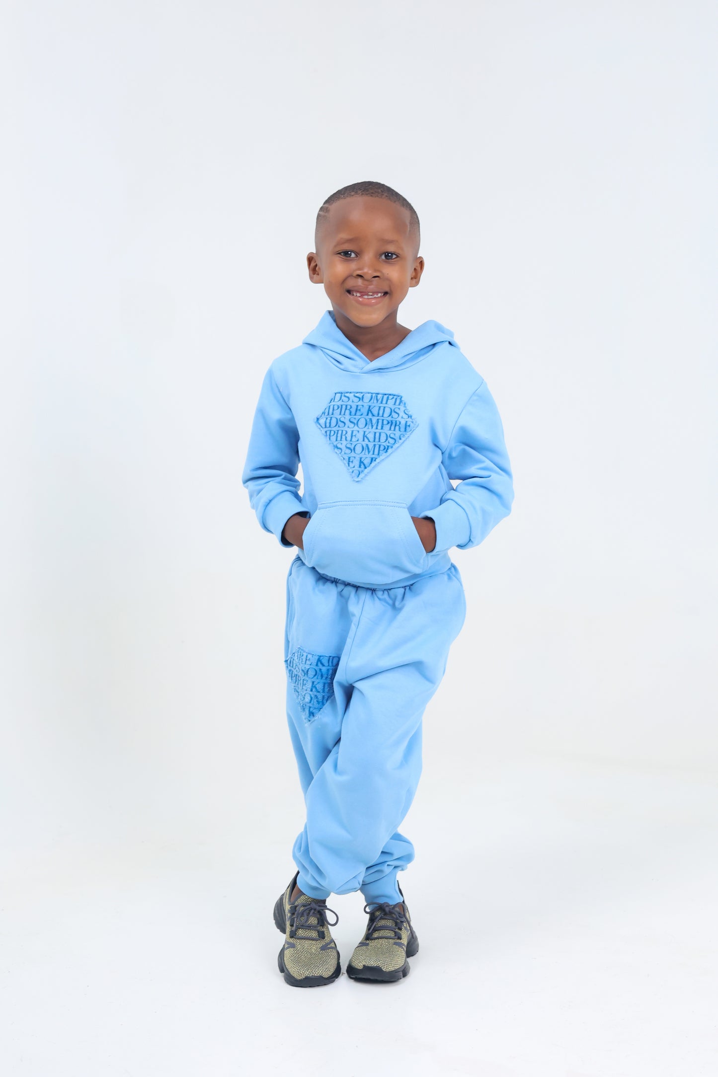 Sompire kids Fluffy Print Tracksuit