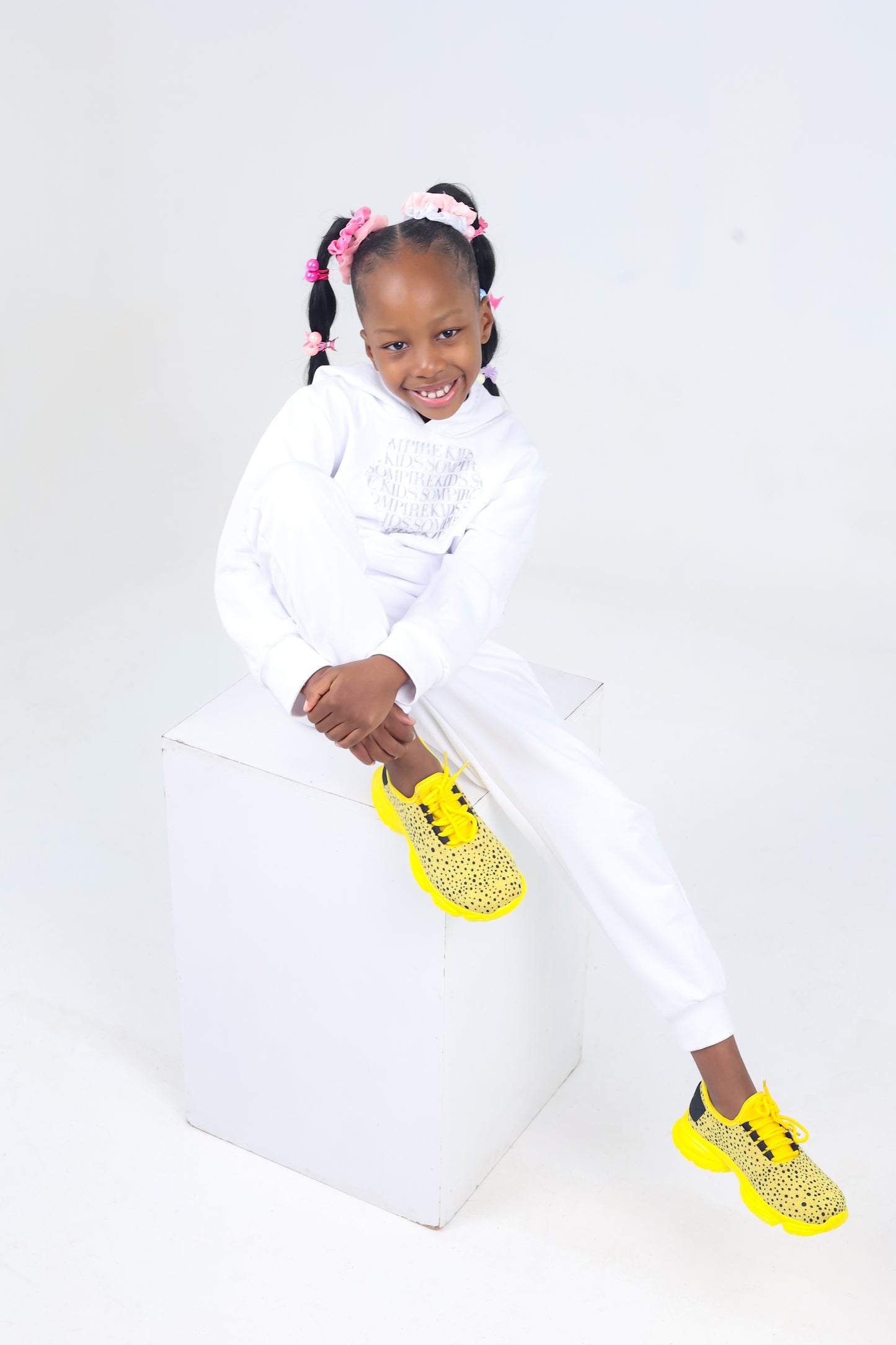 Sompire kids Fluffy Print Tracksuit