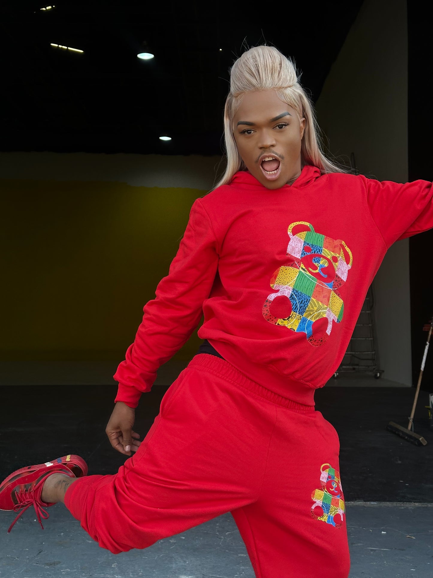 Teddy Print Tracksuit