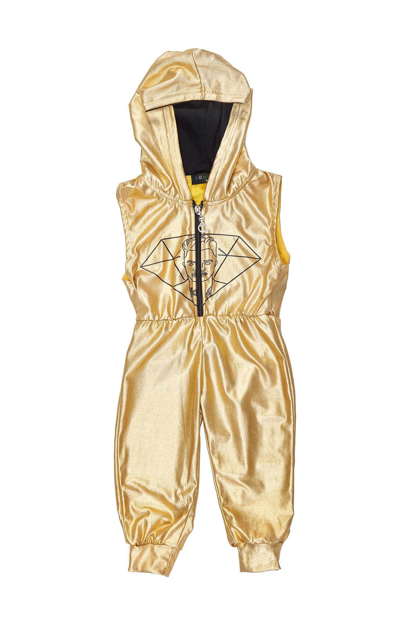 Sompire Kids Egoli Gold β trendy jumpsuit