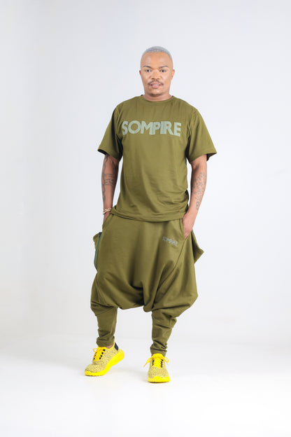 Puff Print Haram Pants