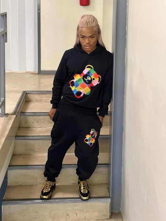Teddy Print Hoodie