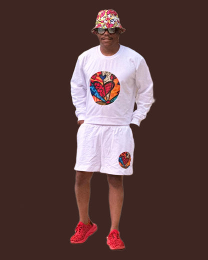 In Living Colours - White Short Set