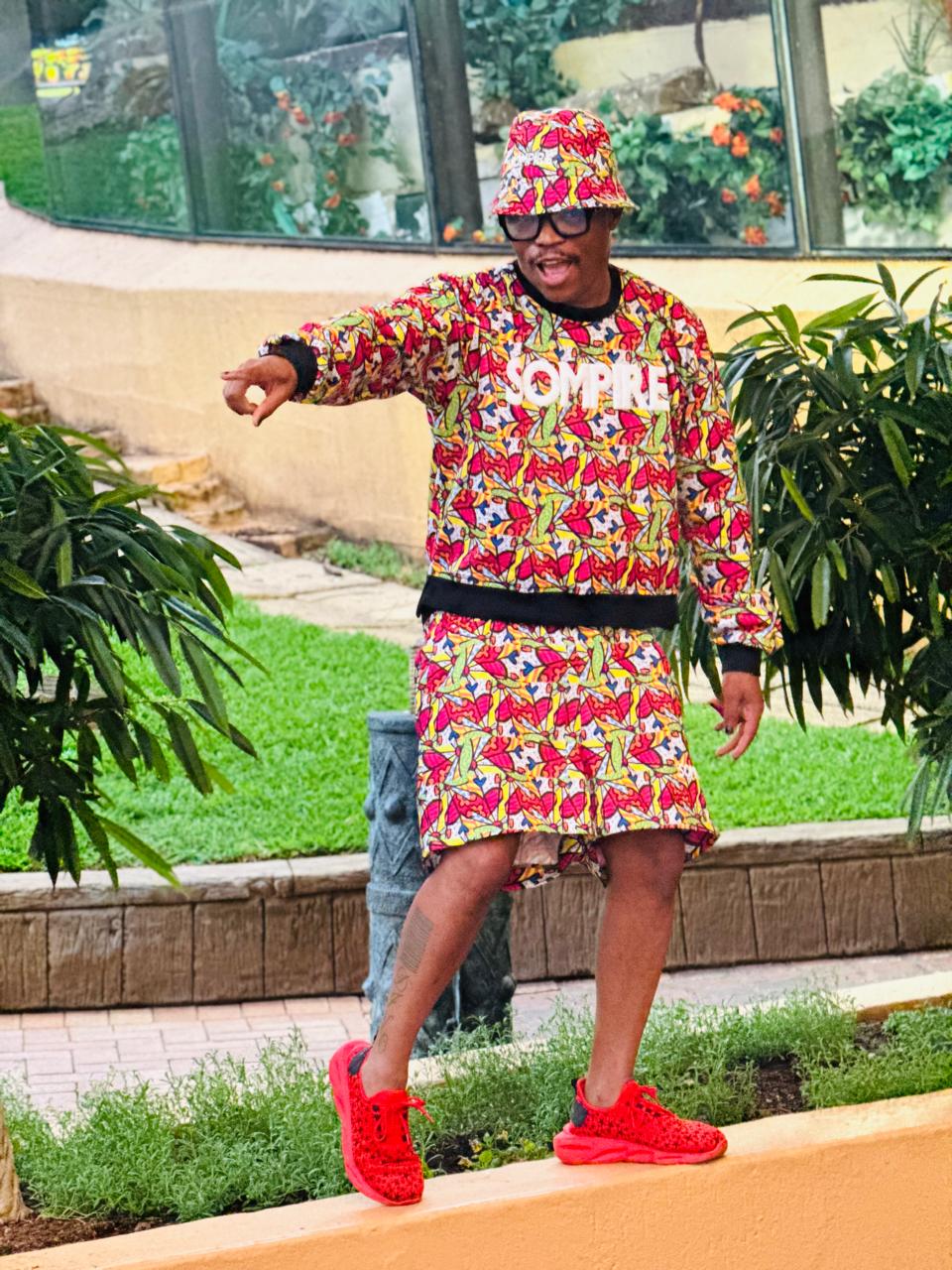 In Living Colour - Red Short Set