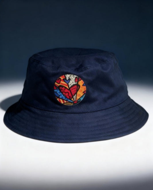 Heart Print Bucket Hat