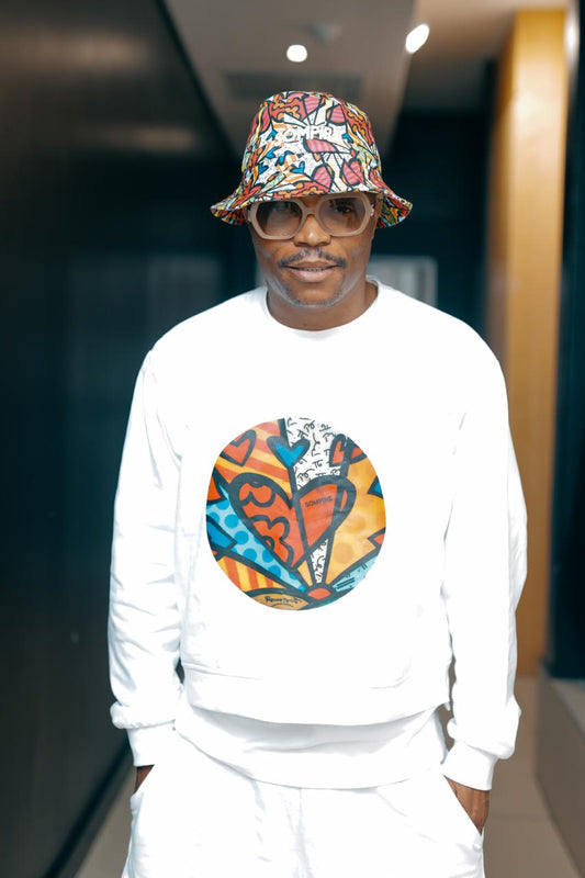 In Living Colours - White Short Set