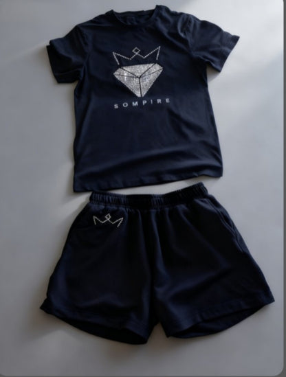 Crown Shorts / T-shirt Set