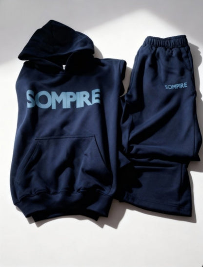 Puff Print Hoodie Tracksuit