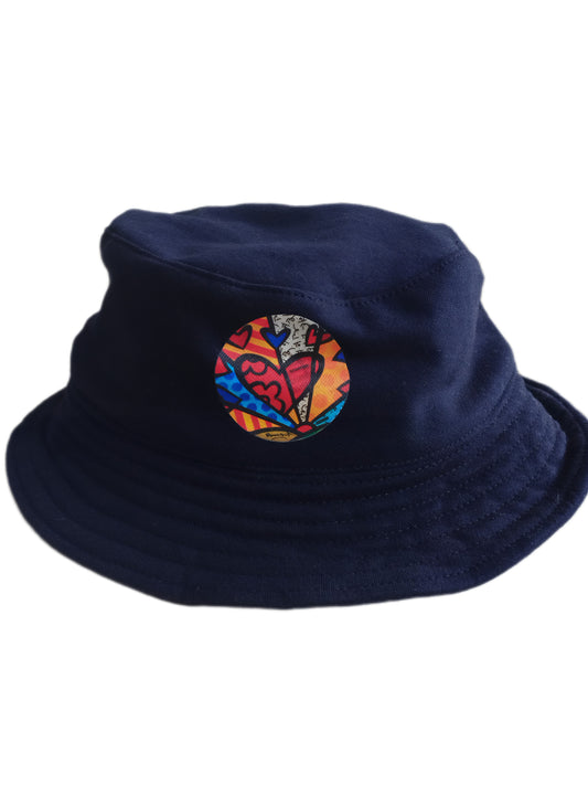 Heart Print Bucket Hat