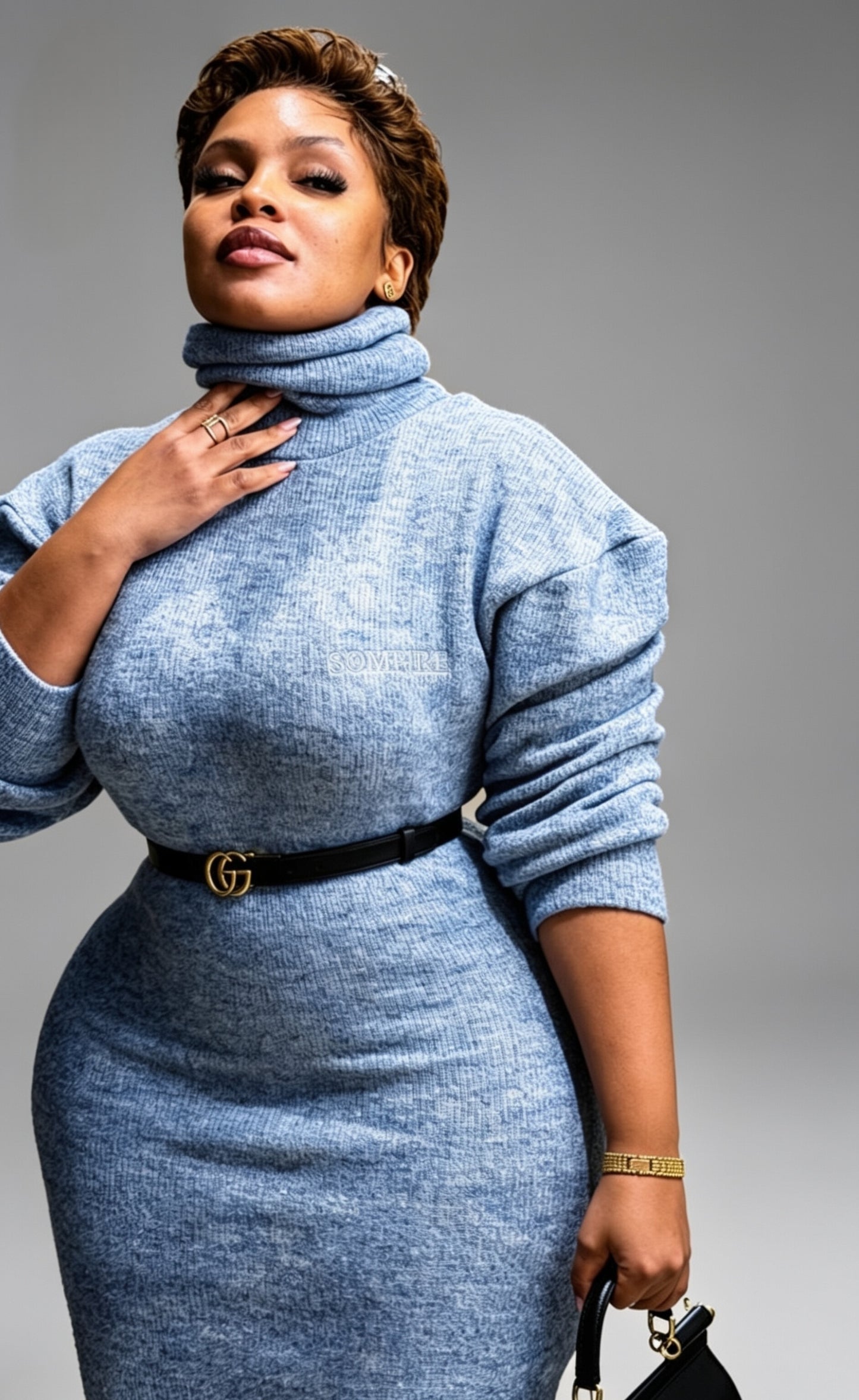 Turtleneck Dress