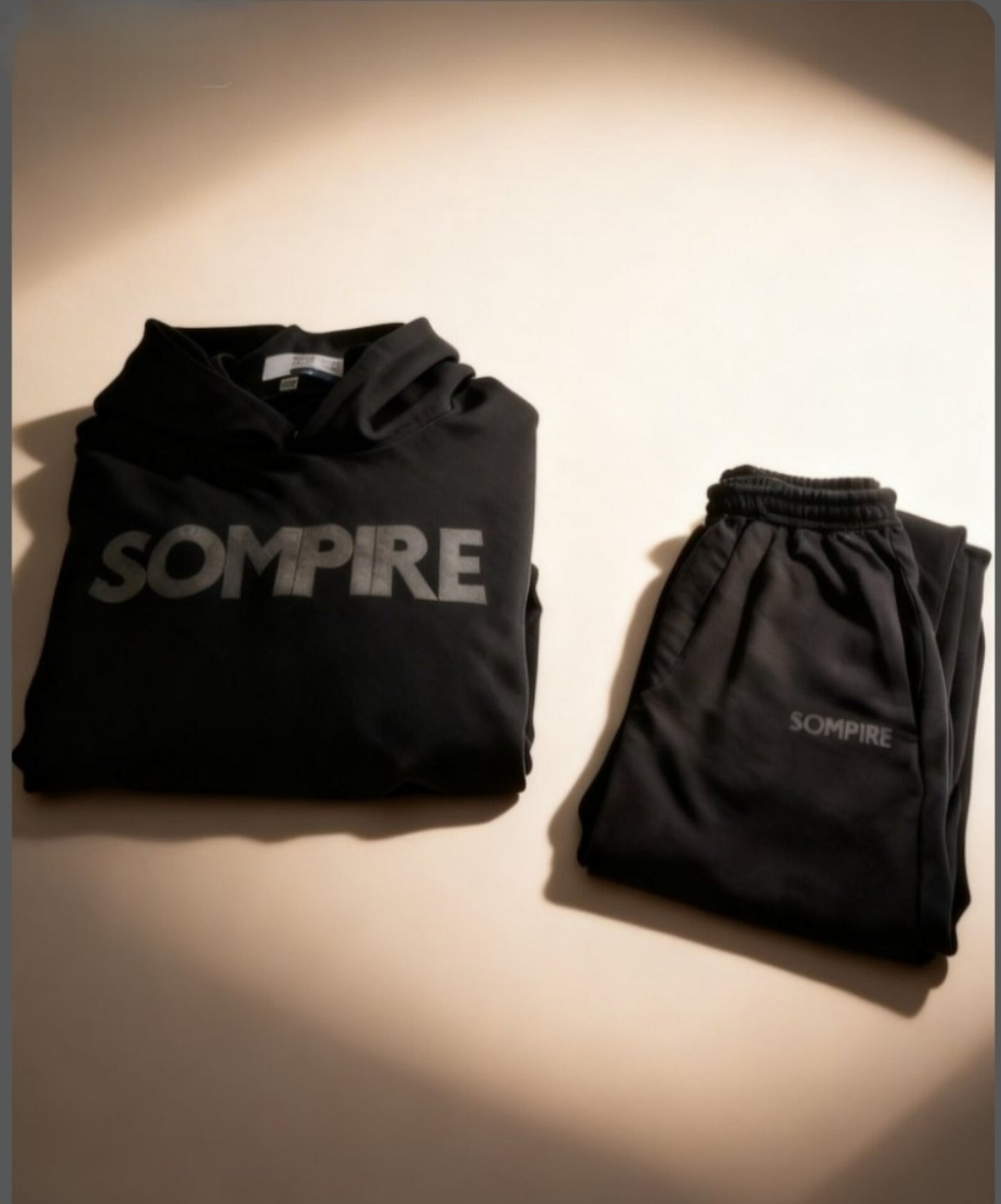 Puff Print Hoodie Tracksuit