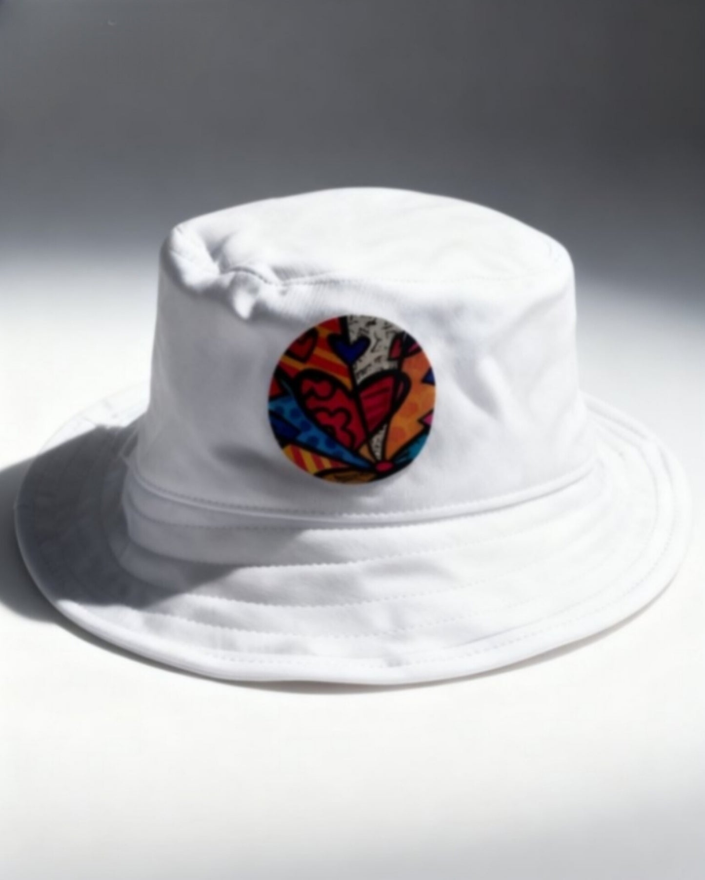 Heart Print Bucket Hat
