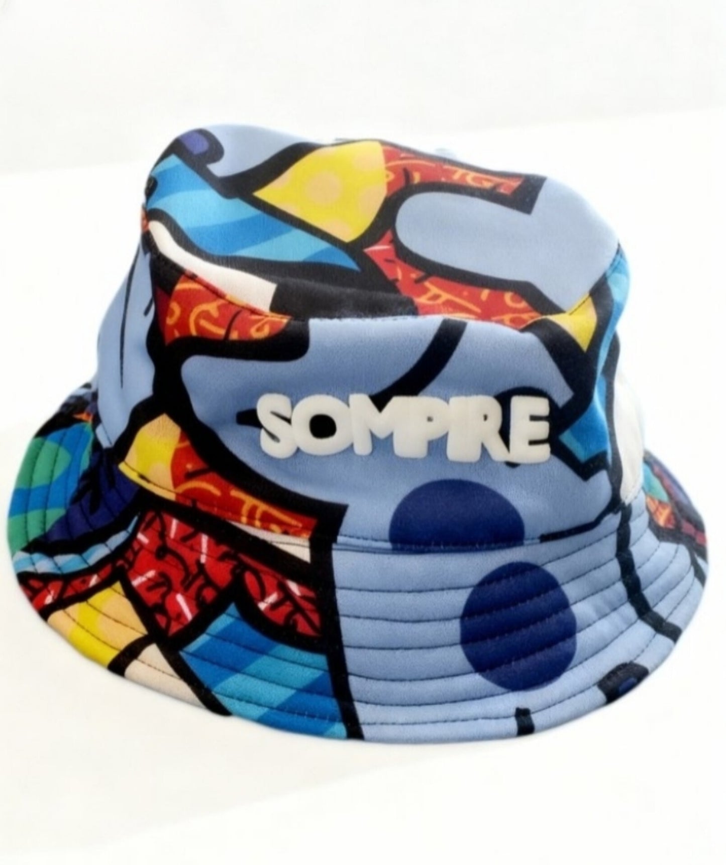 Smiley Face Print Bucket Hat